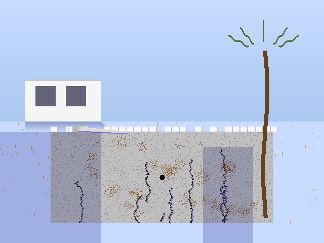 Hockney Pool Drained
