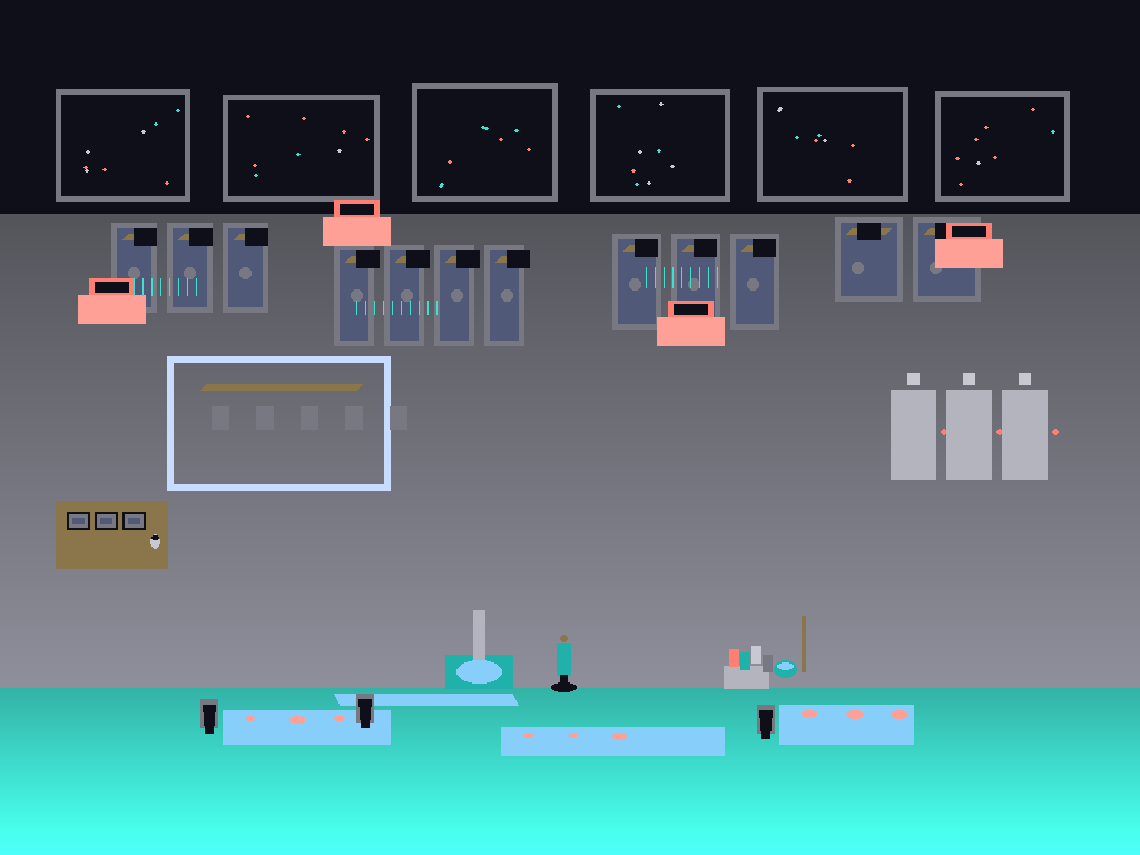 Turquoise Office Night Cleaning